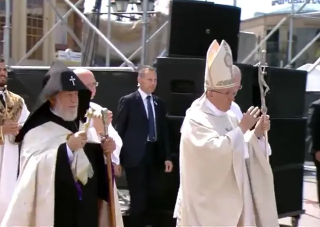 Papa Francesco presiede la Messa a Gyumri |  | CTV