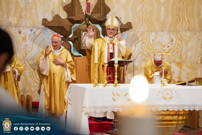 Una celebrazione durante il pellegrinaggio |  | Patriarcato Latino di Gerusalemme