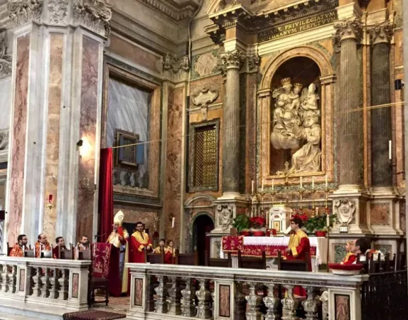 Una immagine di una celebrazione nella chiesa di San Biagio  |  | Pontificio Collegio Armeno