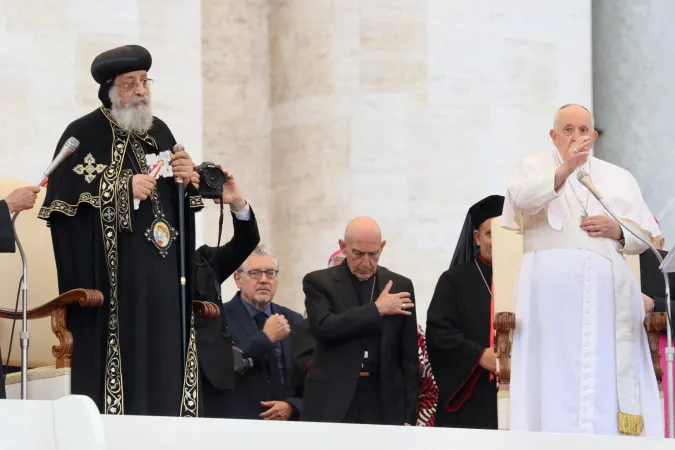 Papa Francesco e Tawadros II |  | Daniel Ibanez / ACI Group