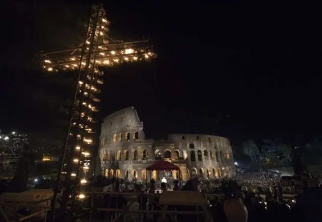 Una via Crucis degli anni passati |  | Vatican Media / ACI Group