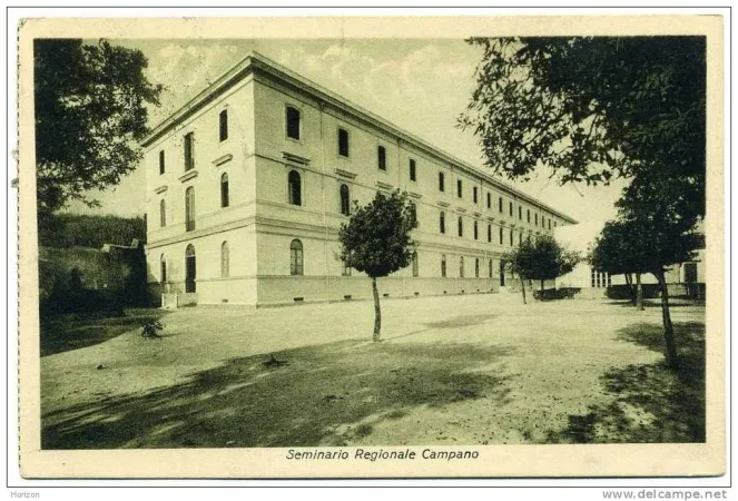 Il Pontificio Seminario Campano in una foto d'epoca |  | Pd