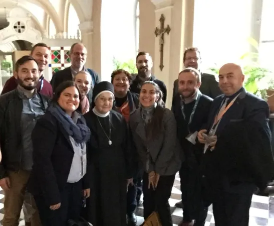 Suor Olimpia, con il gruppo italiano di EWTN |  | AA