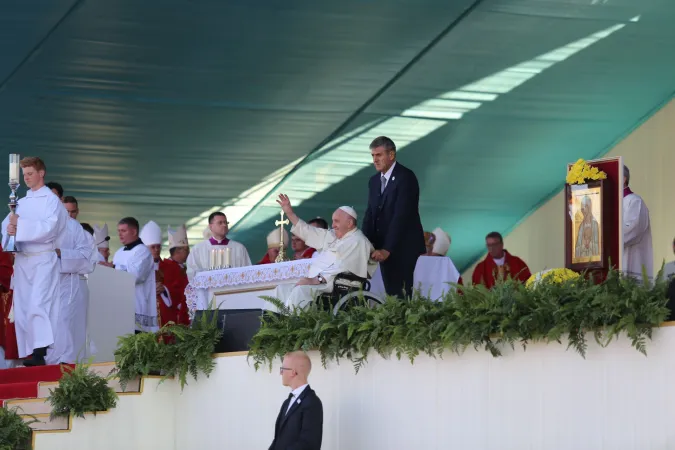 Papa Francesco al termine della Messa  |  | Rudolf Gerigh/ EWTN