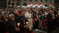 La preghiera per la pace a S. Maria Maggiore - Daniel Ibanez CNA