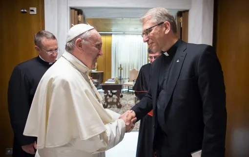 Papa Francesco e Rev. Dr Olav Fykse Tveit, WCC general secretary |  | www.oikoumene.org