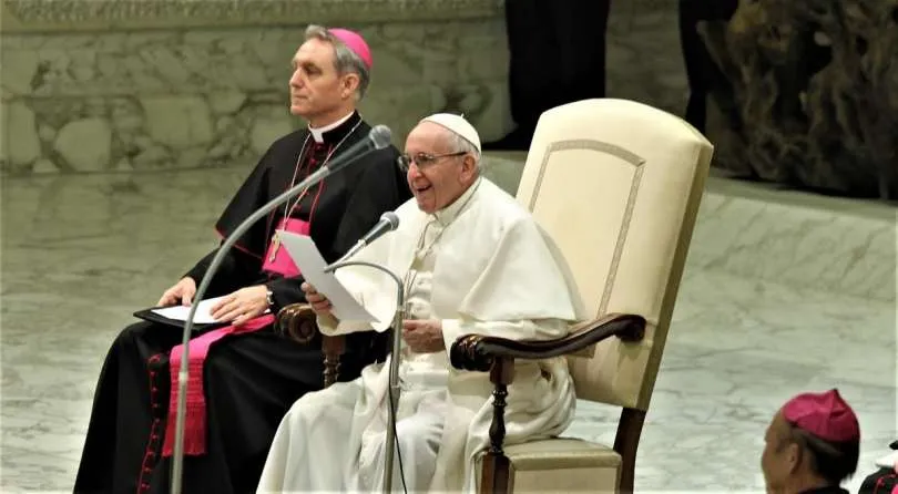 Papa Francesco in Aula Paolo VI |  | Lucia Ballester, ACI Group