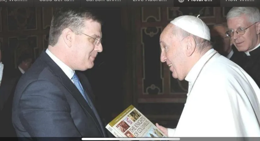 Andrew Walther con Papa Francesco |  | EWTN