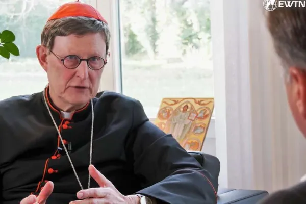 Il Cardinale Rainer Woelki durante l'intervista con EWTN Deutschland  / EWTN Deutschland 