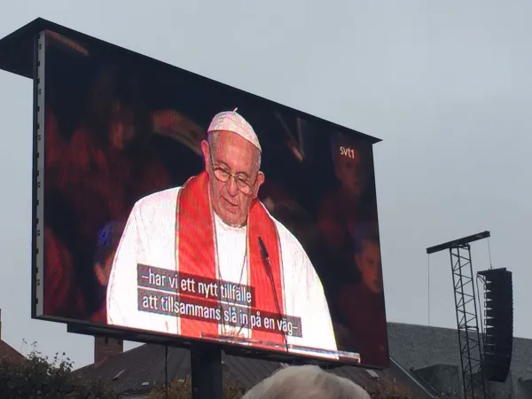 Papa Francesco nella Cattedrale di Lund |  | AA/ ACI stampa