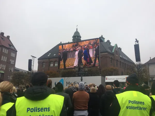 Cattedrale di Lund, arrivo di Papa Francesco |  | AA/ACI stampa