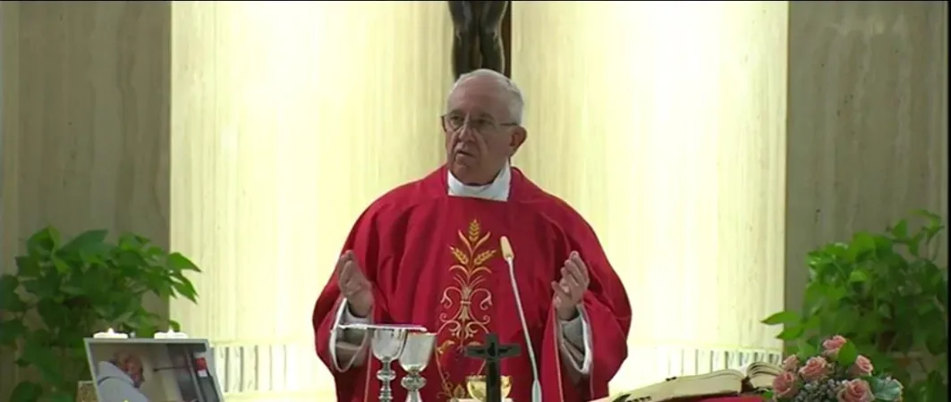 Papa Francesco, Casa Santa Marta, celebra la Messa per Padre JAcques Hamel |  | CTV