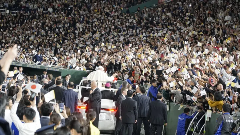 Papa Francesco celebra la messa a Tokyo  |  | Hannah Brockhaus/ Aci Group 