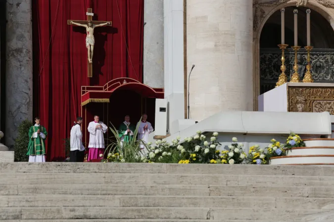 Papa Francesco al Giubileo Mariano | Papa Francesco durante la celebrazione conclusiva del Giubileo Mariano, 9 ottobre 2016 | Daniel Ibanez / ACI Group