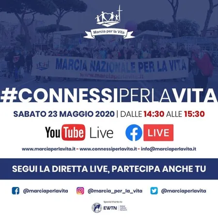 Il logo della iniziativa  |  | #connessiperlavita