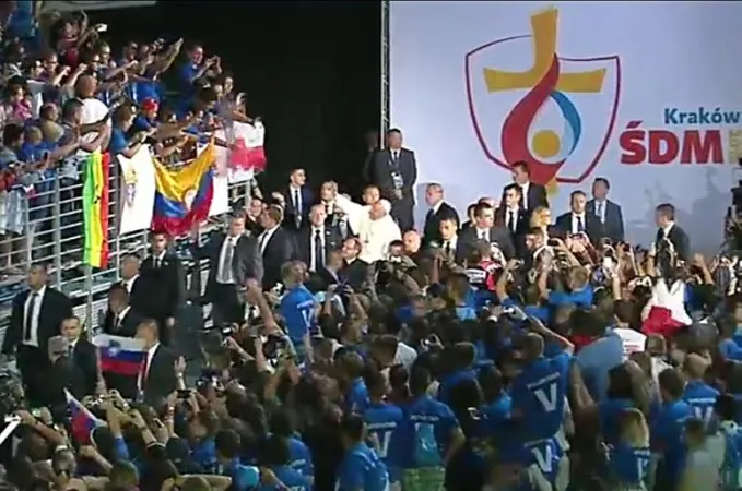 Tauron Arena con Papa Francesco |  | CTV