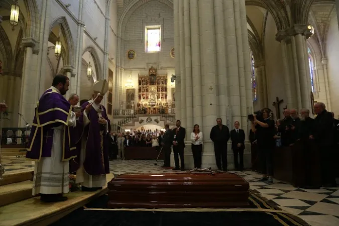 Alcune immagini del funerale a Madrid di Carmen Hernández |  | Daniel Ibanez/ CNA