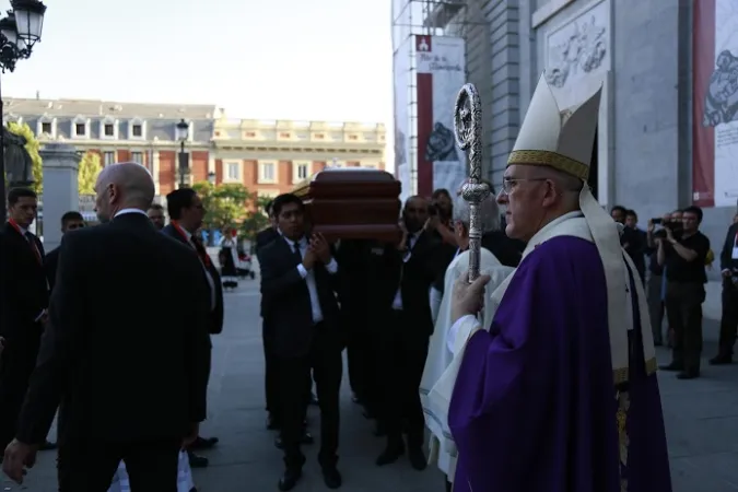 Alcune immagini del funerale a Madrid di Carmen Hernández |  | Daniel Ibanez/ CNA