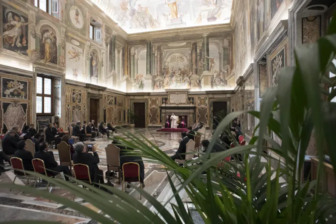 Papa Francesco e i leaders del Pacific Island Forum Secretariat | Papa Francesco incontra i Leaders del “Pacific Islands Forum Secretariat”, Sala Clementina del Palazzo Apostolico Vaticano, 11 novembre 2017 | L'Osservatore Romano / ACI Group