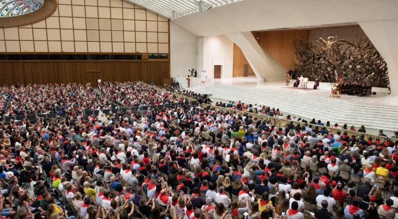 Papa Francesco nell'Aula Paolo VI |  | Vatican Media - ACI Group