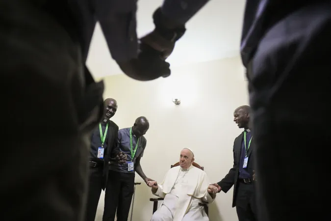 Papa Francesco con i Gesuiti in Sud Sudan  |  | Vatican Media 