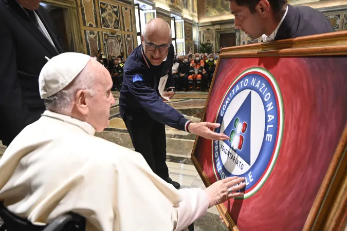 Papa Francesco riceve i volontari della Protezione Civile  |  | Vatican Media