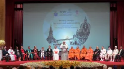 Papa Francesco con i leader religiosi di Thailandia, Università Chulanongkorn, Bangkok, 22 novembre 2019
 / Vatican Media / ACI Group