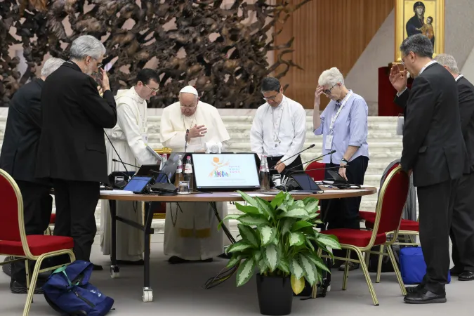 Papa Francesco durante una congregazione |  | Vatican Media / ACI group