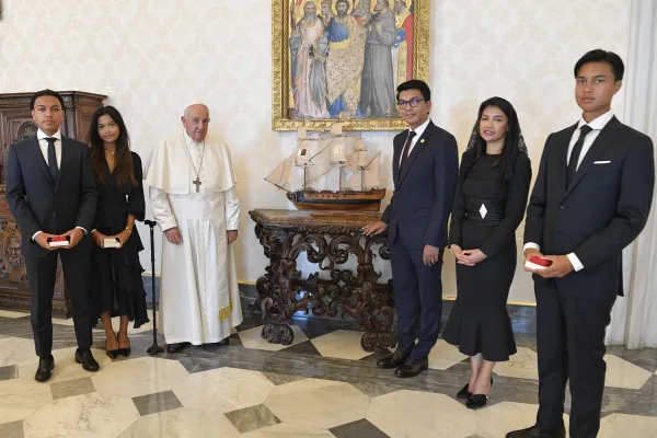 Il Papa e il Presidente del Madagascar - Vatican Media