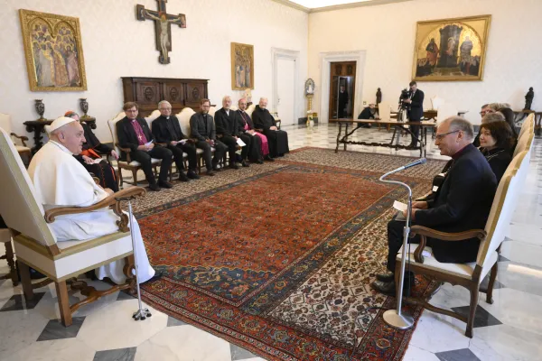 Papa Francesco incontra la Federazione Luterana Mondiale, Palazzo Apostolico Vaticano, 20 giugno 2024 / Vatican Media / ACI Group