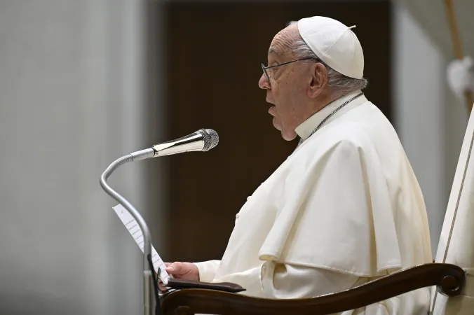 Papa Francesco durante un'udienza generale |  | Vatican Media / ACI Group