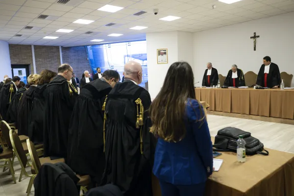 La lettura della sentenza del processo sulla gestione dei fondi della Segreteria di Stato, 18 dicembre 2023 / Vatican Media / ACI Group