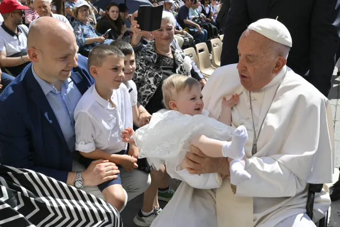 Papa Francesco durante un'udienza generale |  | Vatican Media / ACI Group