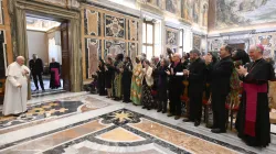 Papa Francesco durante l'udienza con i partecipanti al convegno di Civiltà Cattolica e Georgetown University / Vatican Media / ACI Group