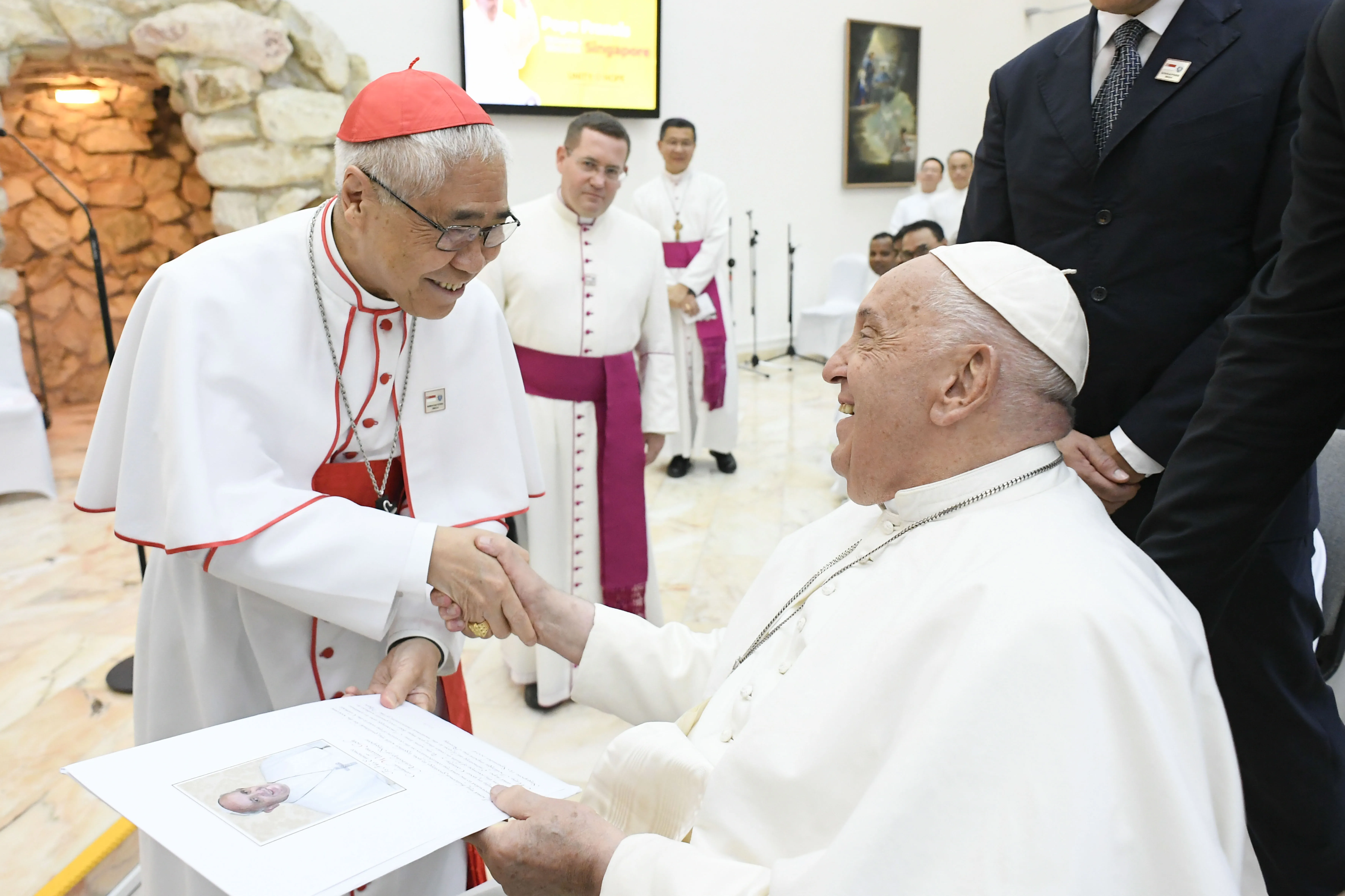 Cardinale Goh, Papa Francesco