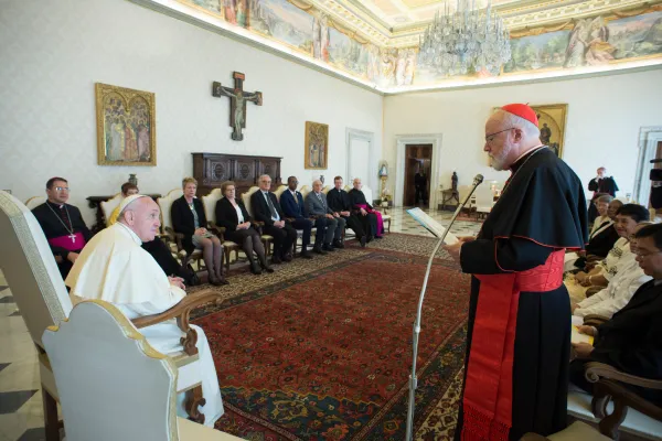 Papa Francesco incontra la Pontificia Commissione per la Protezione dei Minori, Palazzo Apostolico Vaticano, 21 aprile 2018 / Vatican Media / ACI Group