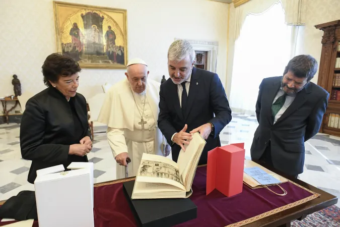 Il Papa e il sindaco di Barcellona Jaume Collboni Quadrado |  | Vatican Media