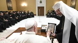 Papa Francesco, Sua Beatitudine Shevchuk e il Sinodo della Chiesa Greco Cattolica Ucraina durante l'udienza del 6 settembre 2023 / Vatican Media / ACI Group