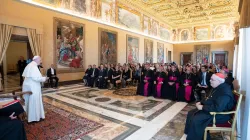 Papa Francesco incontra i pellegrini di Panama, Sala Clementina, 13 giugno 2019 / Vatican Media / ACI Group