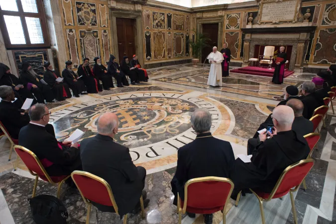 Il Papa riceve la Commissione mista Internazionale per il dialogo teologico tra la Chiesa Cattolica e le Chiese Ortodosse Orientali. |  | Osservatore Romano/ Aci Group