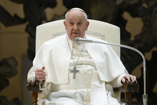 Papa Francesco durante una udienza / Vatican Media / ACI Group