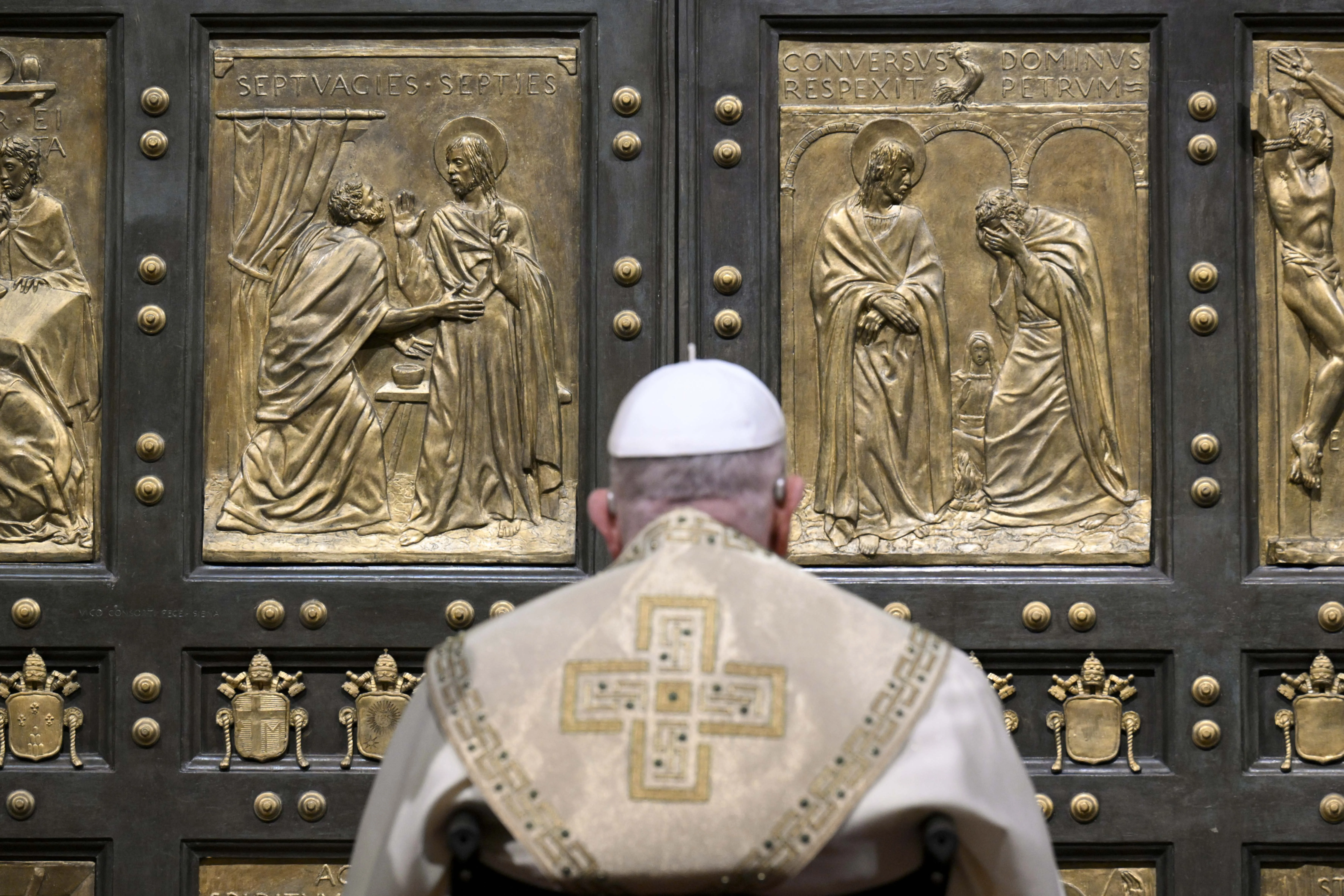 L'apertura della Porta Santa della Basilica di San Pietro