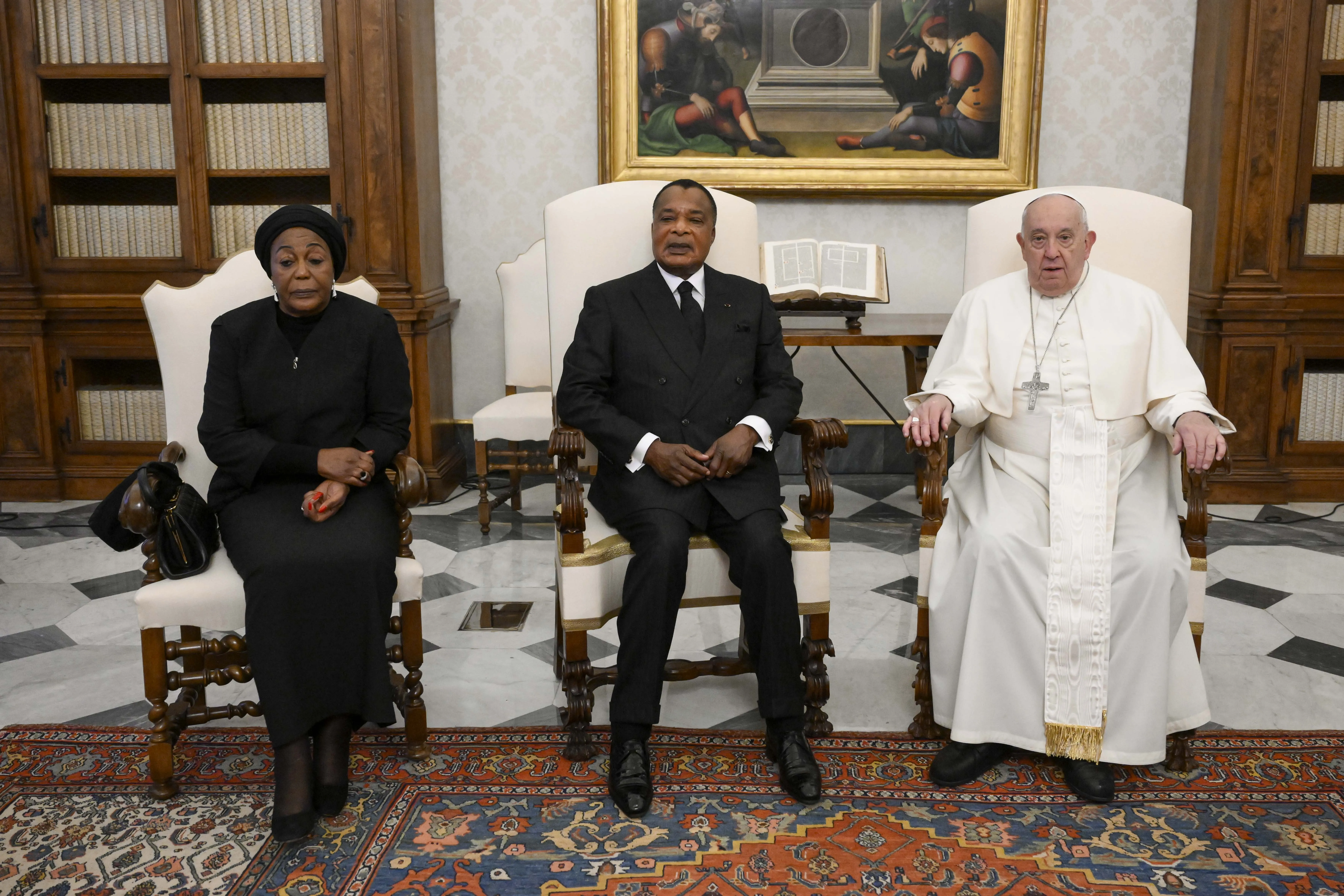 Il Papa e il Presidente della Repubblica del Congo