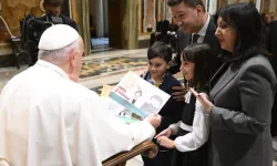 Papa Francesco all'udienza di oggi / Credit Vatican Media