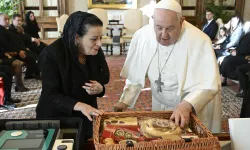 L'incontro di stamane in Vaticano / Credit Vatican Media