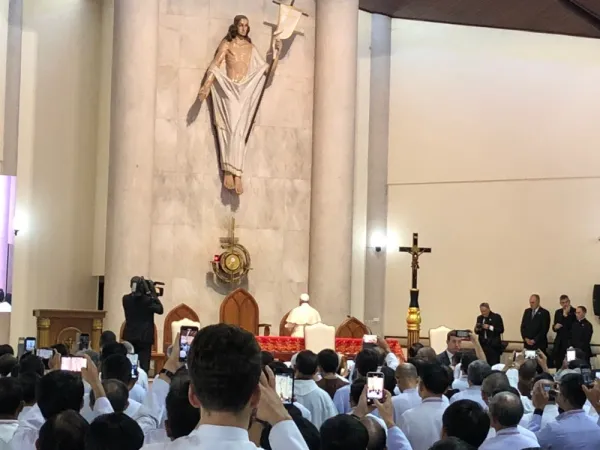 Papa Francesco incontra i religiosi a Bangkok |  | Pool Vatican 