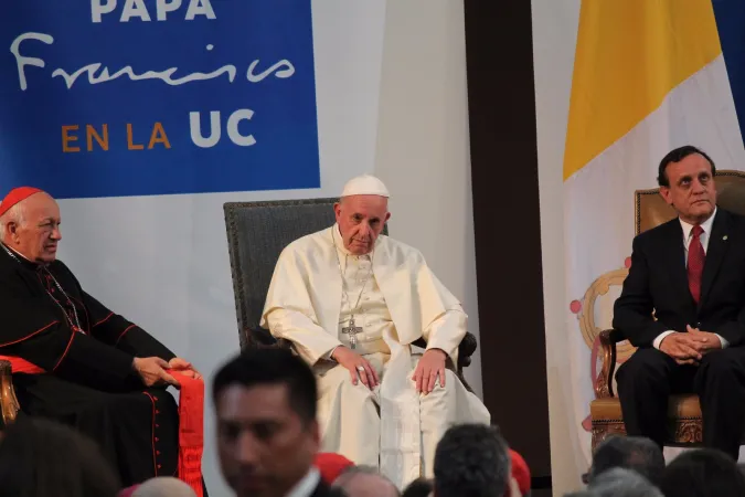 Il Papa alla Pontificia Università Cattolica del Cile |  | Alvaro de Juana CNA