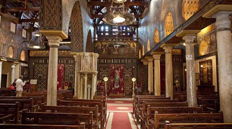 Chiesa di San Sergio, Cairo | La chiesa di San Sergio, al Cairo, che racchiude la grotta dove si sarebbe rifugiata la Sacra Famiglia | Portale Turismo di Egitto