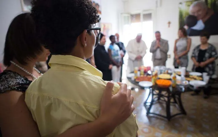 Papa Francesco in visita alla Comunità Giovanni XXIII nel 2016 |  | Vatican Media 