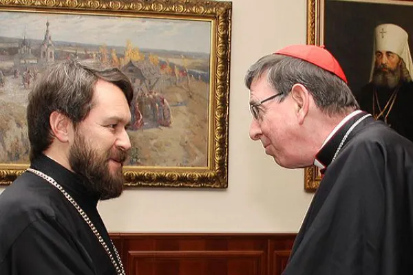 Il Cardinale Koch e il metropolita Hilarion si incontrano all'università di Friburgo / www3.unifr.ch